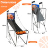Indoor Basketball Arcade Game Foldable Basketball Game set for Kids Adults Gift