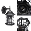 Vintage Wall Light Iron Metal Lantern Lamp with Glass Shade Cover Indoor Outdoor