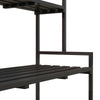 3 Tiered Plant Rack Stand with Hanging Hooks for Indoor Outdoor Use