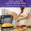 6L Health Grill & Air Fryer 8 in 1 Oven Cooker With 8 Cooking Functions Oil Zrrq
