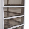 Drawer Storage Unit Box Tower Plastic Home Desktop Cosmetic Stationery Organizer