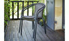 Tasmania Rattan Effect Patio/Balcony Set - Brown Bistro Table & 2 Chairs Set