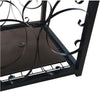 Outdoor Fire Pit Garden BBQ Patio Heater Storage Large Metal Table Log Burner