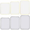 Wall Mounted Framed Mirror Vanity Makeup Bedroom Glass Dressing Mirror Shaped