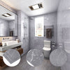 10 Pack Self-Adhesive Marble Tiles Sticker Stick On Wall Floor Kitchen Bathroom