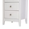 New 3 Drawer Bedside Table Nightstand Stroage Cabinet Stylish Spray White