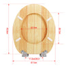 Toilet Seat Universal Soft Close Heavy Duty Bathroom Toilet Lid Cover w/ Fitting