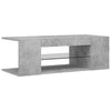 TV Cabinet with LED Lights Concrete Grey 90x39x30 cm