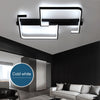 LED Ceiling Light Geometry Square Dimmable Ceiling Lamp 3000K-6500K Living Room