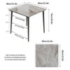 Heavy Duty Marble Slate Kitchen Dining Table Indoor Outdoor CounterPub Bar Table