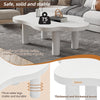 Cloud Coffee Table White Coffee Table for Living Room Irregular Indoor Tea Table