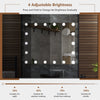 18 LED Vanity Makeup Mirror 3 Color Lighting Modes Hollywood Lighted Mirror