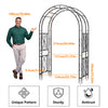 XXL-Large Tall Garden Arch Trellis Metal Tubular Frame Climbing Plant Archway