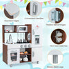 Kids Pretend Play Kitchen Toy Set Children Kitchen Playset with Storage