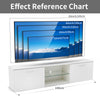 Mondeer 160cm LED TV Stand Cabinet Unit High Gloss Door MDF with RGB Lights
