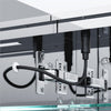 LED Illuminated Mirror Cabinet with Shaver Socket Demister Pad Bathroom Storage