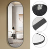 Full Length Wall Mirror Metal Black Frame Dressing Long Mirrors Bedroom Bathroom