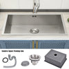 Single/Double Bowl Kitchen Sink Stainless Steel Undermount Drainer Waste Kit NEW