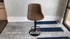 Ralex-chair Bar Stools Set of 2,Swivel Counter Height Barstools with Back,Black