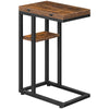 C Shaped Side Table Foldable Coffee Table Bedside Table 39 x 26 x 64 cm