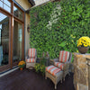 Artificial Plant Flower Wall Panels Garden Fence Hedge Indoor / Outdoor 1m x 1m