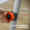 Stationary Exercise Bike 8 Level Magnetic Resistance Heart Rate Sensor Wheels