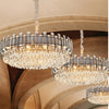 40/60/80cm Raindrop Crystal Chandelier Pendant Ceiling Light Restaurant Kitchen