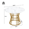 Dining Table Set With 4 Pcs Grey Velvet Chairs Kitchen Dining Room Furniture