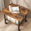 Under-Desk Printer Stand 2-Tier Printer Cart Printer Rack Metal Frame