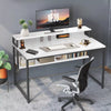 Computer Desk Laptop PC Study Table Writing Home Office Desk Workstation Shelves
