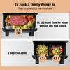 9L Dual Air Fryer Digital Airfryer Cooker Oil Free Low Fat Touch Screen 2500W