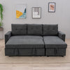 Panana Corner Sofa Bed with Storage PU Leather/Fabric Universal Corner Chaise