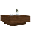 Coffee Table in Brown Oak - Modern Engineered Wood Table for Living Room, N8O8