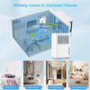 12L/D Portable Home Dehumidifier Quiet Electric Dehumidifier with 24H Timer