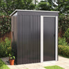 5 x 3ft Metal Garden Shed Outdoor Tool Storage Organizer Small House Organizer