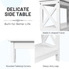 Industrial 3-Tier Console Table Rustic Sofa Narrow Accent Side Table X-Design
