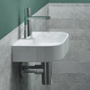 Countertop Basin Bathroom Sink Ceramic Rectangle Small Sink 380mm Wide