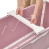 Folding Bathtub Water Tub Adult Children Kids Spa Soaking Sauna SPA Bath Tub Lid