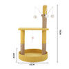 Cat Tree Scratching Post Tower Climbing Activity Centre Sisal Bed Toys Scratcher