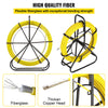 Fish Tape Puller Fiberglass 6mm ×100m Wire Cable Running Duct Rodder UK