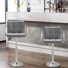 2pcs Bar Stools Gas Lift Swivel Kitchen Breakfast Bar Chair Kitchen Cafe Pub