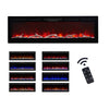 40-60" Electric Insert Fire LED Fireplace 9-12 Flame Wall/Inset Mount/Freestand