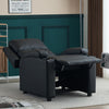 PU Leather Recliner Chairs with Cup Holders Push Back Reclining Sofa Living Room
