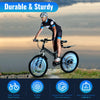 Mens Mountain Bike Mountaineer 26" Wheel 19" Frame Suspension 21-Speed Black