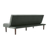 Modern Fabric 3 Seater Sofa Recliner Sleeper Sofa Bed Single With Solid Wood Leg