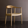Kenny Dining Chair - Natural Triple Paper Coil Seat - Natural Curved Frame
