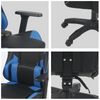 Gaming Chair Leather Racing Office Executive Recliner with Leg Rest Massage