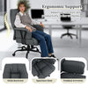 Ergonomic Office Chair PU Leather Computer Chair-Gray