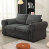 Luxury 2, 3 Seater Linen Fabric Couch Sofa Corner Chaise Living Room Furniture