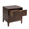 Dusk Elena Walnut Veneer 2 Drawer Bedside Table RRP £329